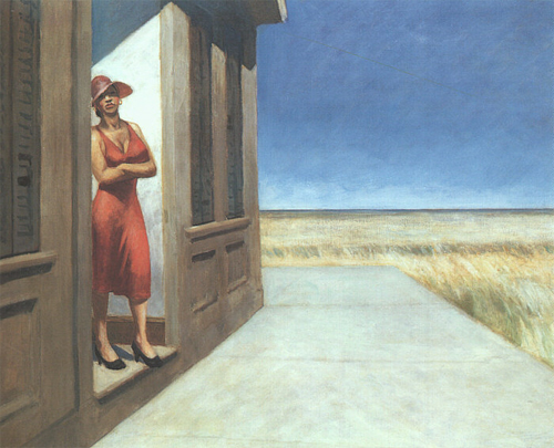 Edward Hopper and the usage of incongruencies