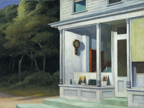 Edward Hopper and the usage of incongruencies